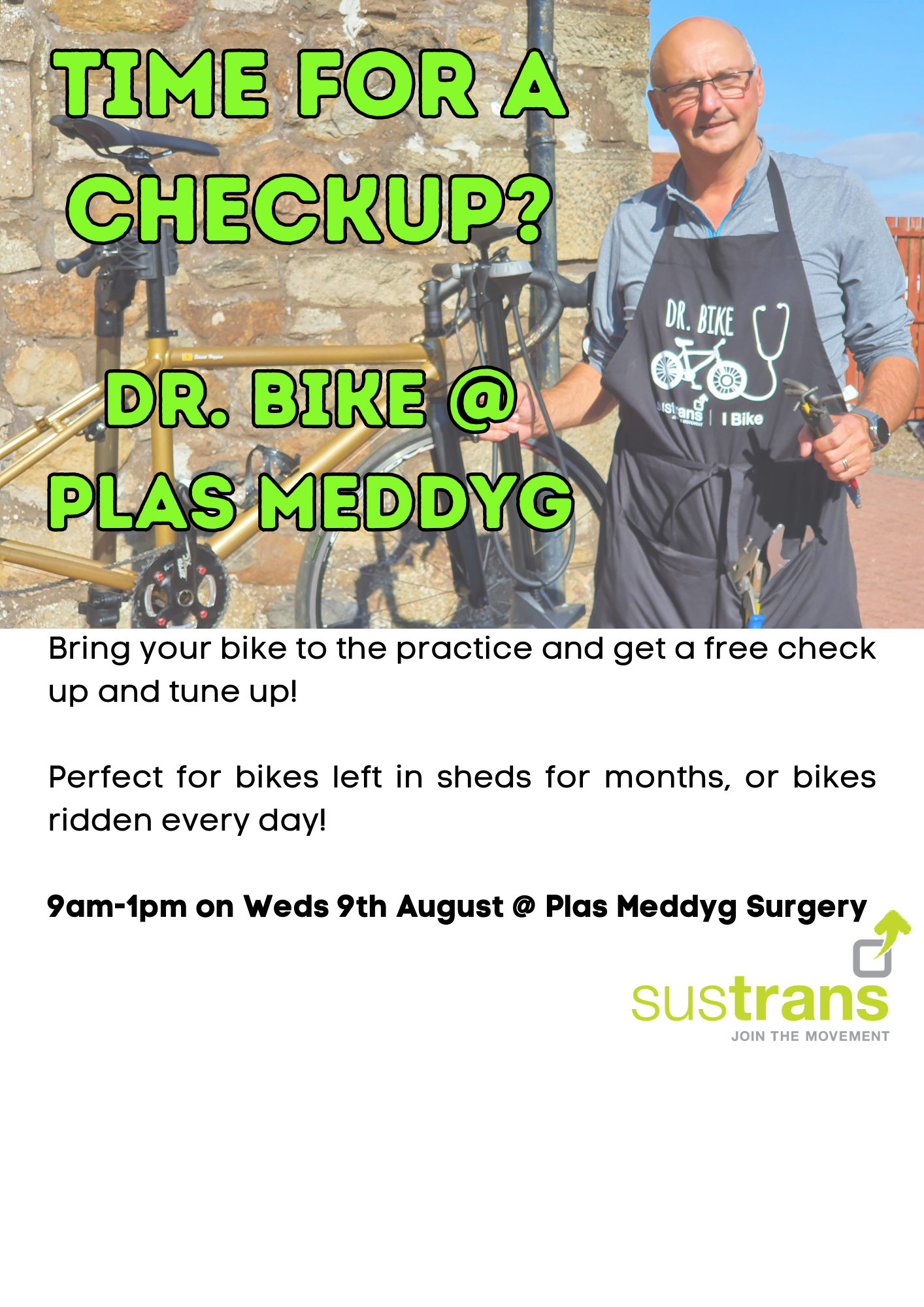 Perfect for bikes left in sheds for months, or bikes ridden every day!